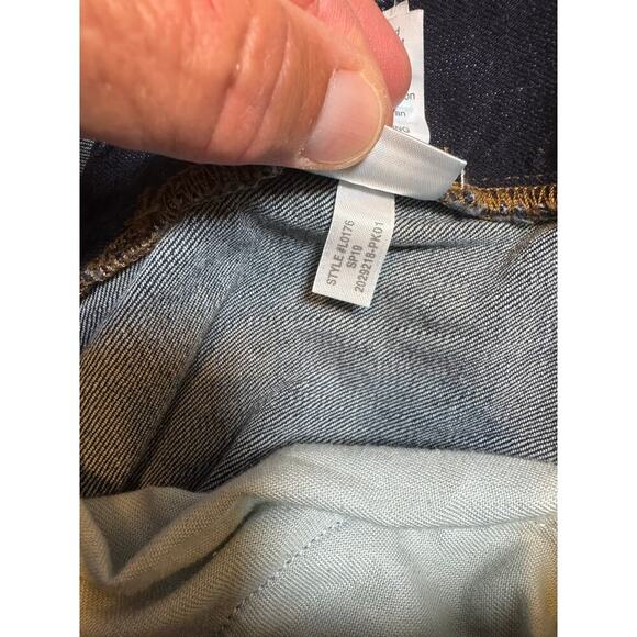 J. CREW Pants/Jeans size 34X34  Dark Blue Denim Straight Leg - Picture 9 of 12